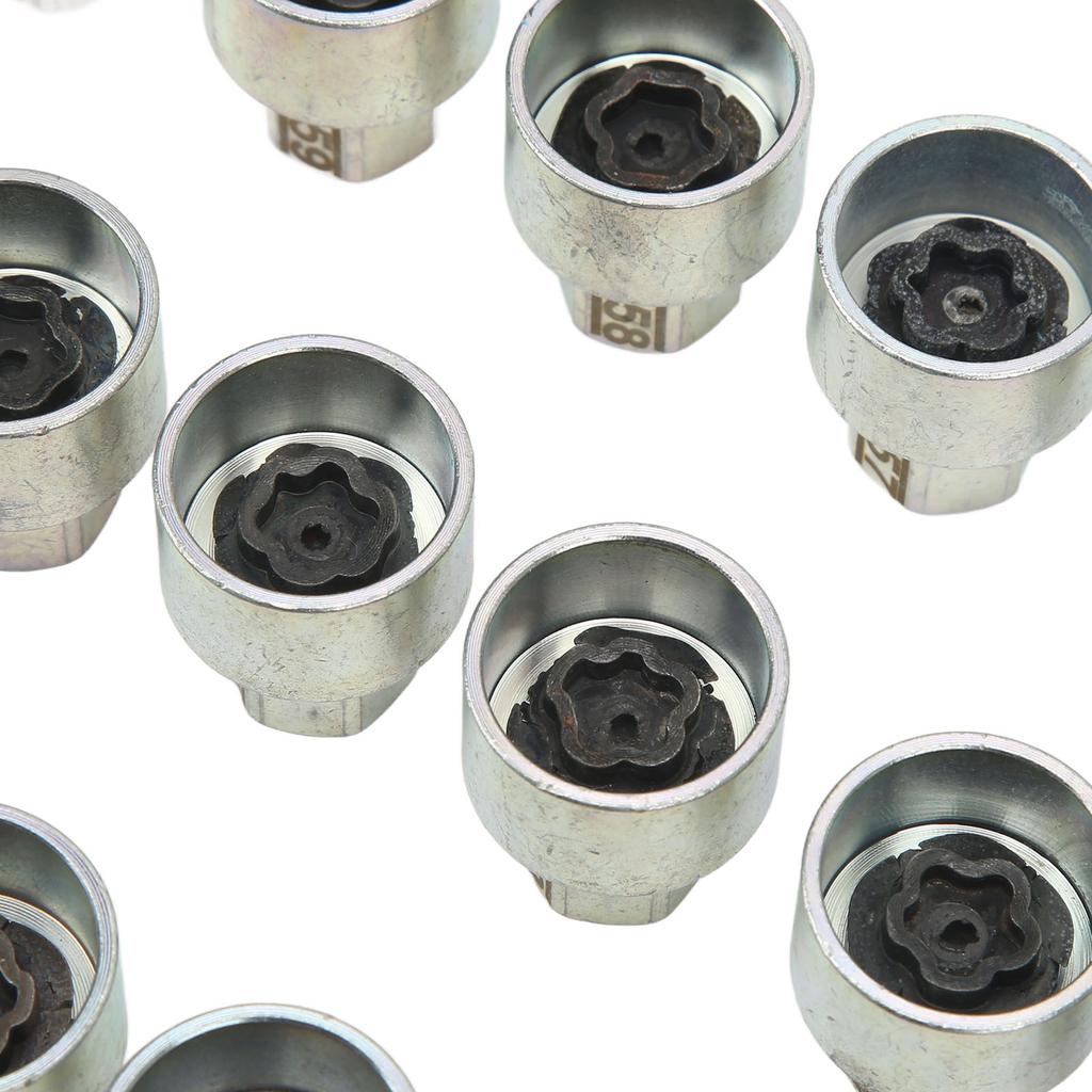 Wheel Lock Lug Nut Socket Set High Strength Stable Performance Anti Theft Lug Stud Removal Tool for Cars