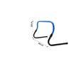 Portable Hurdles Foldable Football Training Agility Hurdle Physical Training Assistant Equipment Multifunction Mini Barrier Bar