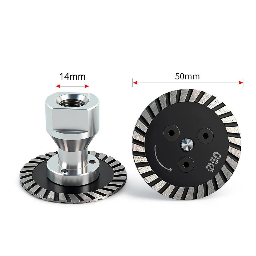 Engraving Circular Saw Blade Cutting Discs For M10 For M14 5/8-11 With RemovabIe FIange Turbo Cut Disc For Wood Metal Stone