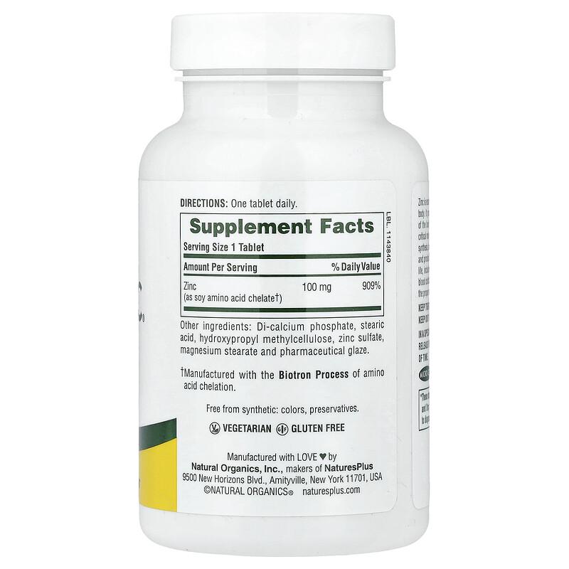 Mega Zinc®, Sustained Release , 100 Mg, 90 Tablets
