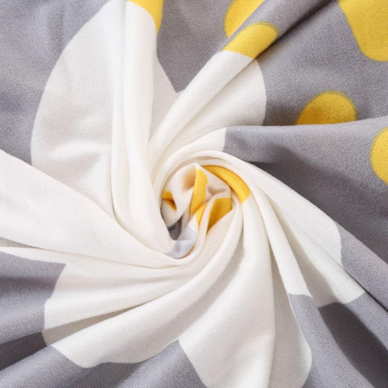 Elastic Chair Cover Milk-Silk Fabric Printed Dustproof Integrated Backrest Chair Cover Minimalist Abstract Pattern Chair Cover