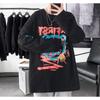 Tricouri pentru bărbați Tricouri cu literă Imprimare grafică Tricouri marca de modă pentru bărbați Îmbrăcăminte pentru bărbați Tricou casual Barbat Vară Coreeană Retro