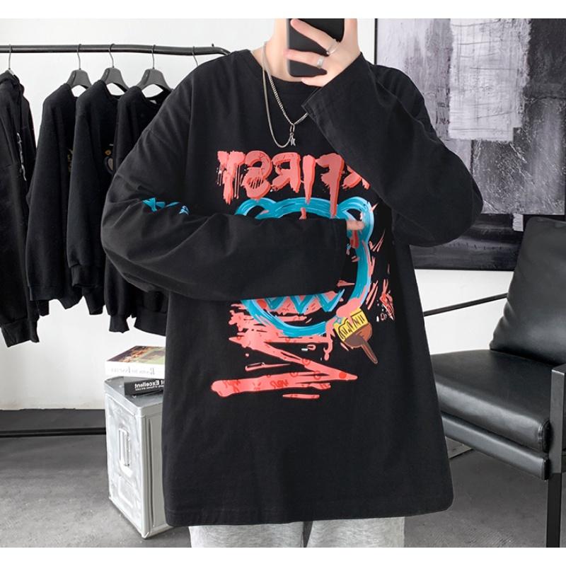 Tricouri pentru bărbați Tricouri cu literă Imprimare grafică Tricouri marca de modă pentru bărbați Îmbrăcăminte pentru bărbați Tricou casual Barbat Vară Coreeană Retro