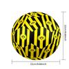 Pallone da Calcetto Indoor Borussia Dortmund Taglia 5 Colorato Per Tutte le Età Cucito a Macchina PVC Pronto per la Competizione Resistente Alto Rimbalzo