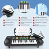 25-Key Children's Electronic Piano Toy with Microphone: Early Education Music Simulator