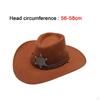 Classic Western Cowboy Hat - Stylish Sun Protection for Outdoor Adventures