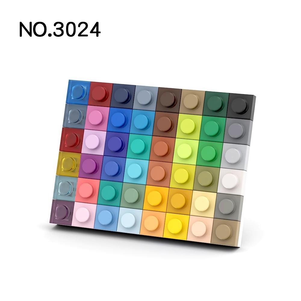 20pcs MOC Parts 3024 Plate 1 x 1 Compatible Bricks DIY Assmble Building Blocks Particle Kid Puzzle Brain Toy Gift