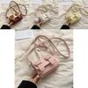Chic French Style Small Crossbody Bag For Women Trendy Pu Leather Summer Essentials In Pink