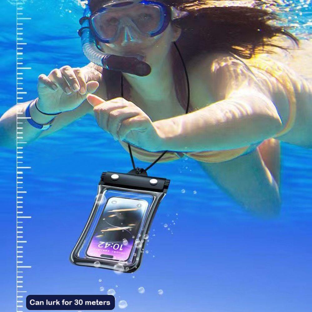 with Lanyard Phone Pouch Transparent Sealed Bag for mobile phones with a size of 7 inches or less