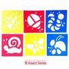 PP Kids' Painting & Drawing Stencil Set - Hollow Plastic Outline Templates for Beginners