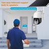 Kamera CCTV 5MP Solarna Karta SIM 4G Automatyczne Śledzenie PIR Niskie Zużycie Energii Wbudowana Bateria HD Noktowizja
