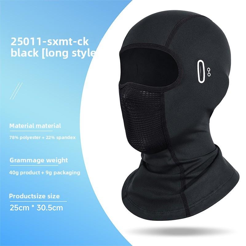 Polyester Motorcycle Face Mask With Breathable Mesh For Winter Riding Comfort