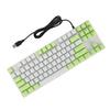Mechanical Keyboard 87 Keys Blue   Ergonomic Multicolor Backlight Design Gaming Keyboard for   Typists