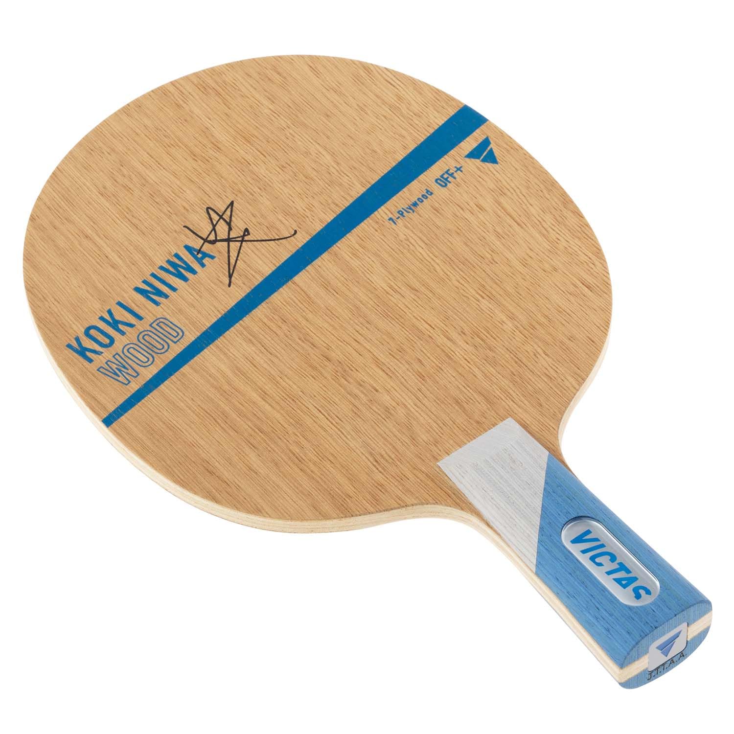 

VICTAS Koki Niwa Wood Penholder Table Tennis Racket Model Used by Koki 027203 (Chinese Style), Offensive, 7-Ply Plywood, Niwa,