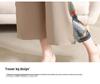 Stylish Chiffon Summer Outfit Set for Middle-Aged Mothers: Short-Sleeved Blouse and Pants