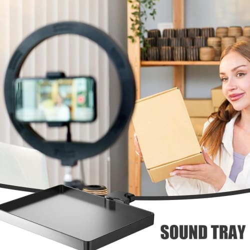 Yirdapall Microphone Stand Tray, Microphone Rest, Music Stand, Adjustable Mount, Music Sheet Music, Instrument Stand, Live Performance, Sheet Music, S