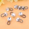 20pcs Flexible Spring Waist Extending Buttons Collar Expanders for Shirt Collar Jeans