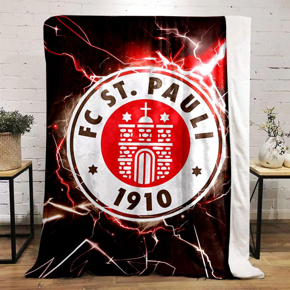 FC St. Pauli Logo Blanket for All Seasons Blanket Lunch Break Throw Gift