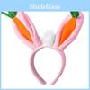 Cute Easter Bunny Ears Hairband With Carrot Bunny Shaped Headband