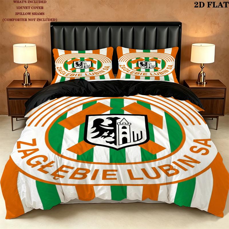 Zagbie Lubin Pattern Bedding uilt Set uilt Cover Pillowcase Home Decoration Birthday Gift (1 * duvet cover + 2 * pillowcase without core)