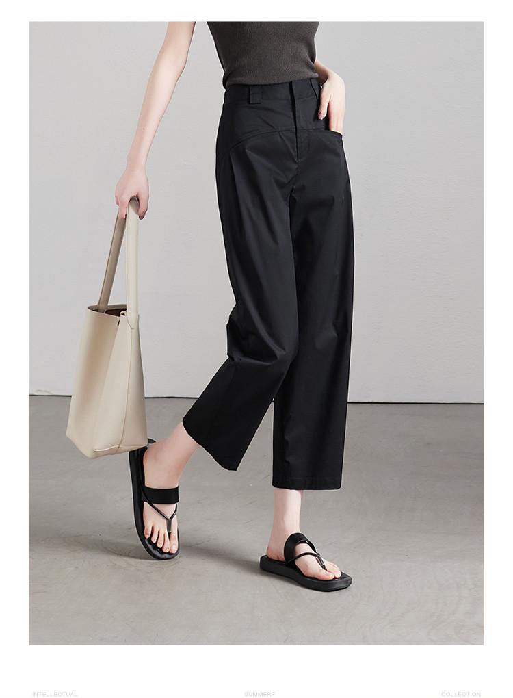 Summer thin casual harem pants for women 2025 fashionable loose and versatile slimming balloon pants