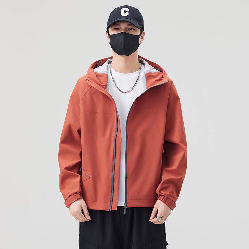 Spring And Autumn New American Functional Three-Proof Casual Boys Shirt Jacket Trendy Brand Jacket Outdoor Hooded Tide