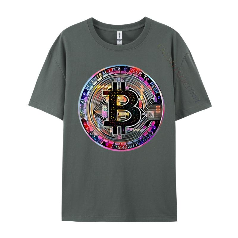 Bitcoin Btc Coin In 80S T Shirts Top Tees For Men 3d Printed T Shirts Mens Street Loose Sweatshirt TShirt