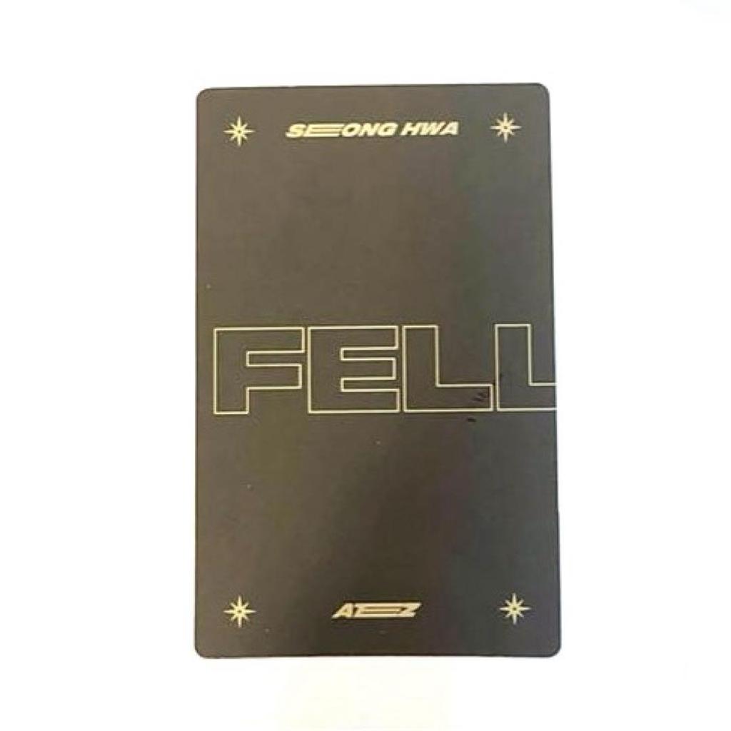 [USED] ATEEZ Seonghwa Fellowship Seoul Concert DVD Trading Card