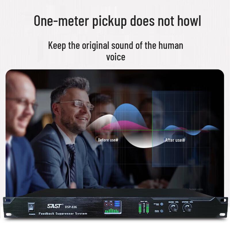 Saikou DSP-836 Digital Stage Audio Processor CN Plug (adapter Included)