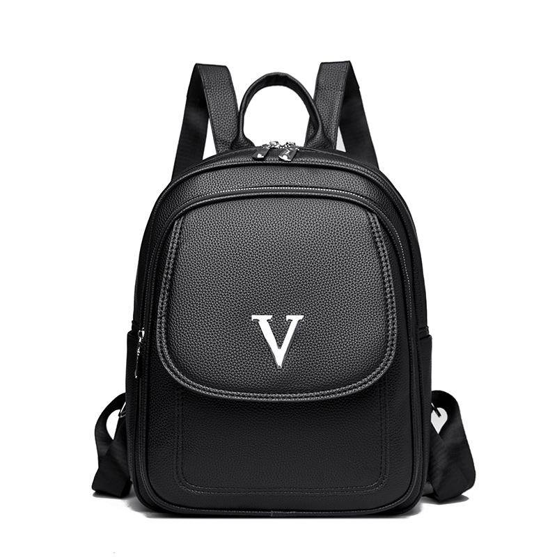 

Women s Small Backpack Waterproof Multi-function Shoulder Bag чорний