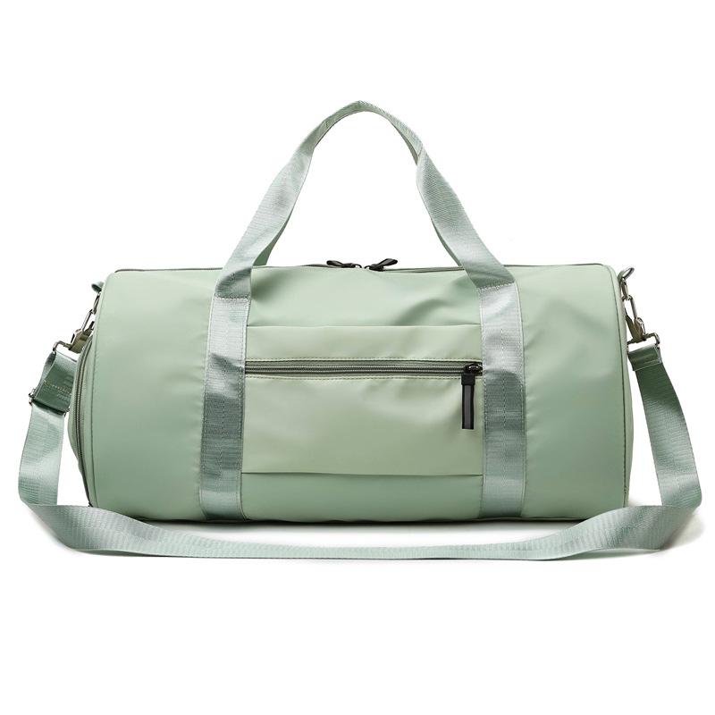 Large Capacity Nylon Travel Bag with Wet/Dry Separation for Sports & Yoga