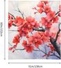 Hanging Red Plum Blossom Tapestry for Bedroom Personalized Tapestry Custom Backdrop Banner Aesthetic Wall Tapestries Wall Art