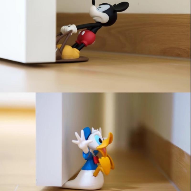 Anime Miqi Tang Lao Ya Door Stop Cartoon Wood Creative Windproof Home Office Anti Collision Door Stop Toy Handheld Ornament