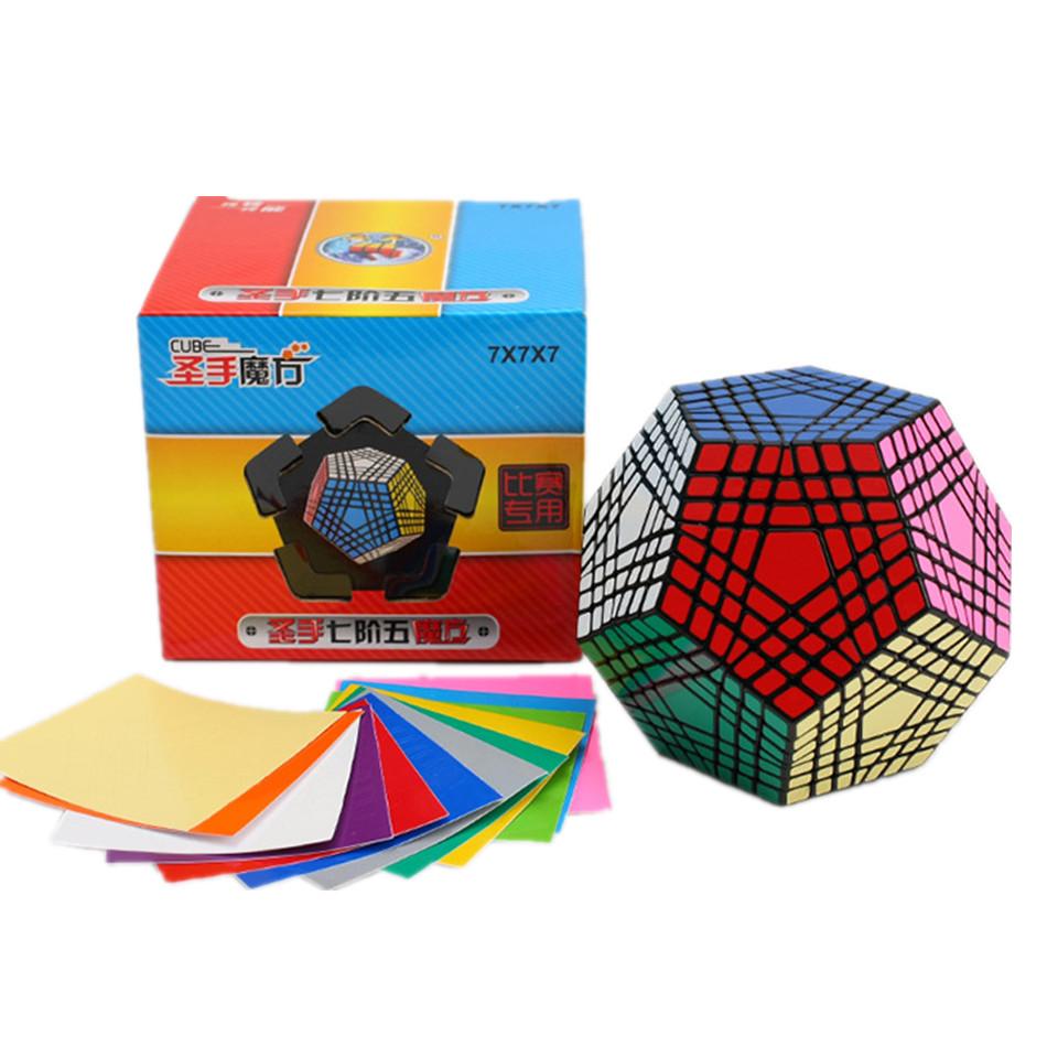 Shengshou Magic Cube Puzzle Sengso Magic Cube 2X2 3X3 4X4 5X5 6X6 7X7 Dodecahedron Megaminxeds Masterkilomin Elite Kilominx