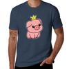 Technoblade King Tshirt Big Size Short Sleeve Casual Top