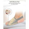 Tailors Bunion Corrector Pinky Toe Pain Relief Pad Soft Silicone Gel Bunion Pads With Anti-slip Strap, Little Toe Cushions Spacer Guard Bunionette Cor