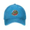 Retro American Cartoon 3D Logo Baseball Cap with Versatile Visor