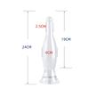 Kristallklares XL Anal Plug & Männlicher Masturbator: Weicher, dicker, transparenter Dilatator