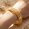 Bohemian Style Bracelet, Gold Plated Zinc Alloy, Butterfly Leaf Pattern