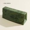 Large Capacity PU Leather Triangular Glasses Case Magnetic Closure Anti-scratch Protective Eyewear Holder for Sunglasses