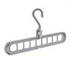 9-hole Hanger 360° Rotating Folding Hanger Space-saving Storage Rack Clothes and Pants Storage Durable Home Dormitory
