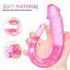 Small Tadpoles Unisex Double-headed Penis Super Long Size Head Dildo Female Pulling Supplies