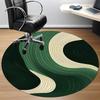 1pc Wave Flow Office Round Area Rug, Indoor Mat Suitable For Office, Under Office Chairs Bedroom Living Room Home Decor, Room Deco