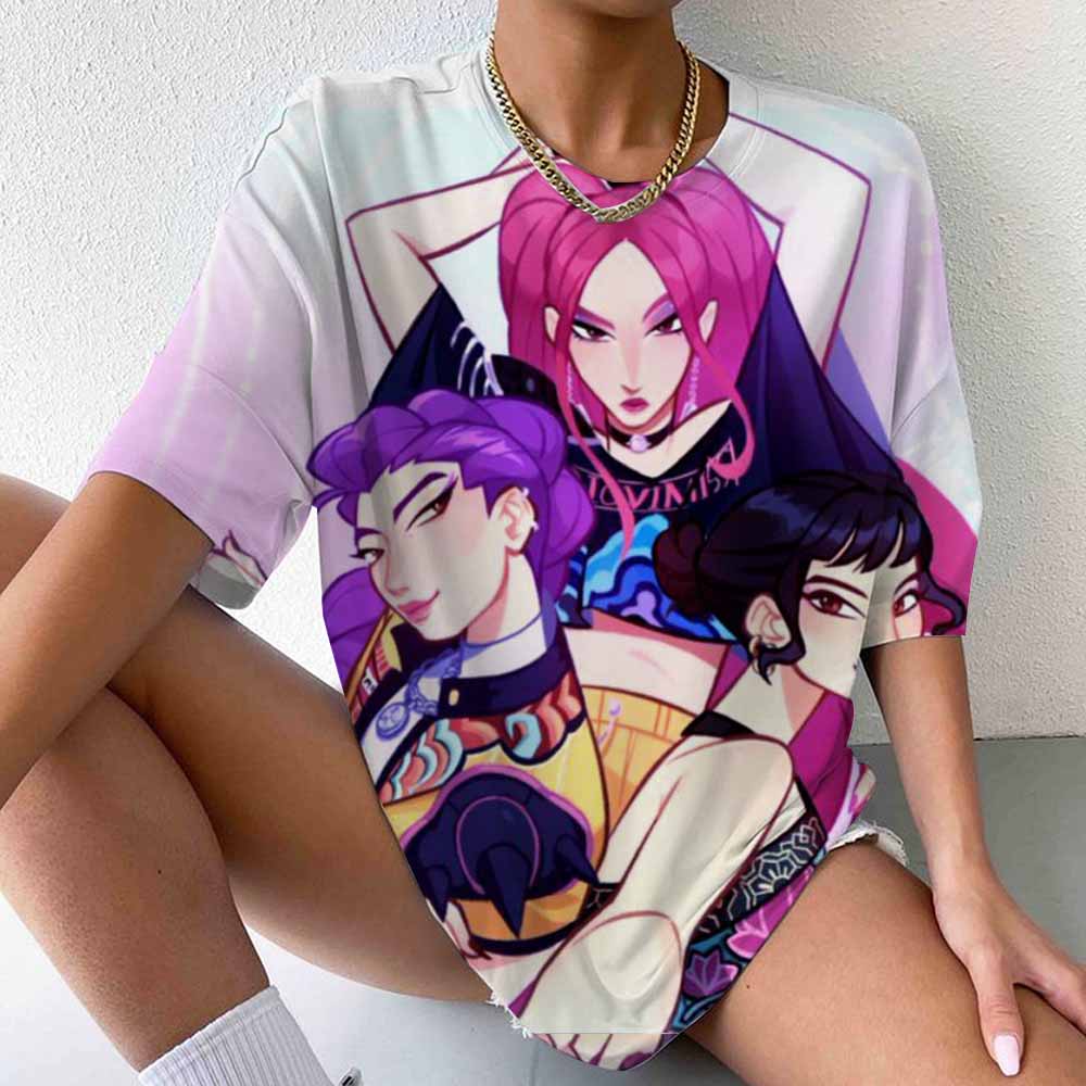 

Kawaii Snoopy Print T-shirts Tops for Women Lady Summer Children T-shirts Casual O-neck Snoopy print T-shirts XL