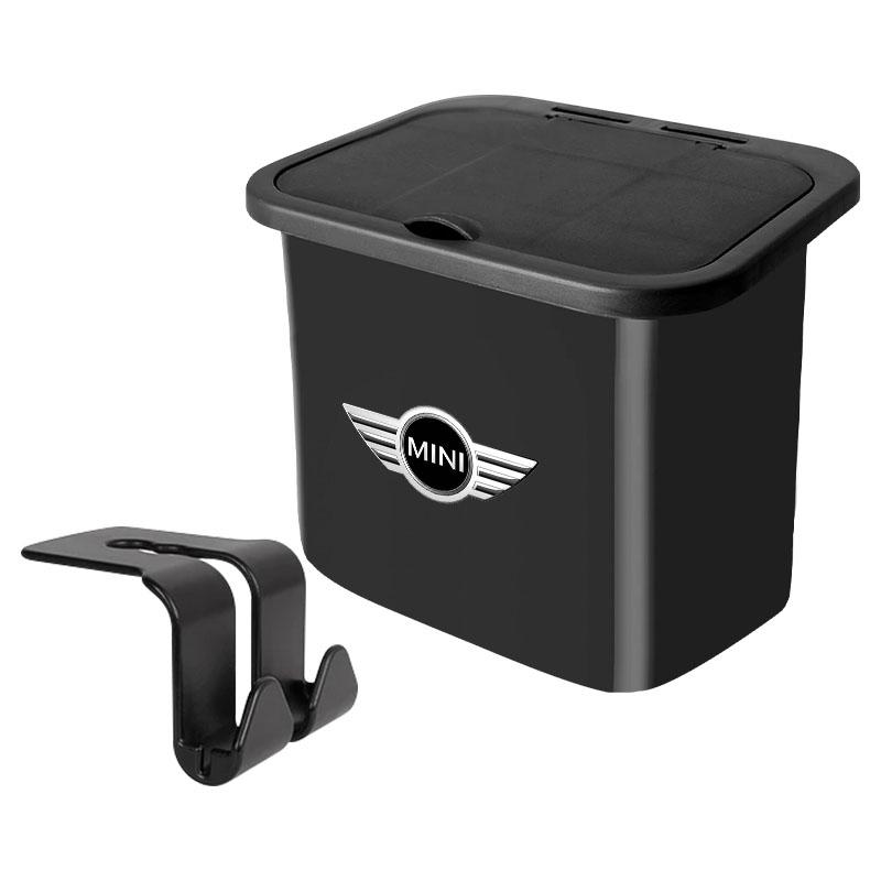 Car Seat Back Hanging Trash Can Storage Case Rear Row Organizer For BMW Mini Cooper F54 F55 F56 R56 R60 SONE Roadster Clubman Coupe