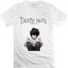 Maglietta Bianca Fresca con Design del Logo di Death Note da Uomo di Mjensen