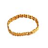 Luxury 24K 9999 Pure Gold Natural Simple Ethnic Car Flower Heart-shaped Retro Women's Bracelet