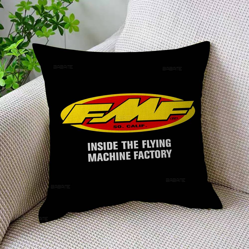 F-FMF Racing Logo Personalized Pillow Cover Kids Bedroom Wild Party Decor Pillowcase Kid Birthday Shower Gift