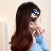 Candy Color Sweet Smiley Hairpin Side Clip Headdress Cute Contrasting Color Duck Bill Clip Ins Hairpin