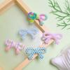 100Pcs/Bag Mixed Acrylic Bow Beads for Jewelry Making DIY Necklace Bracelet Pendant Jewelry Accessories with Hole